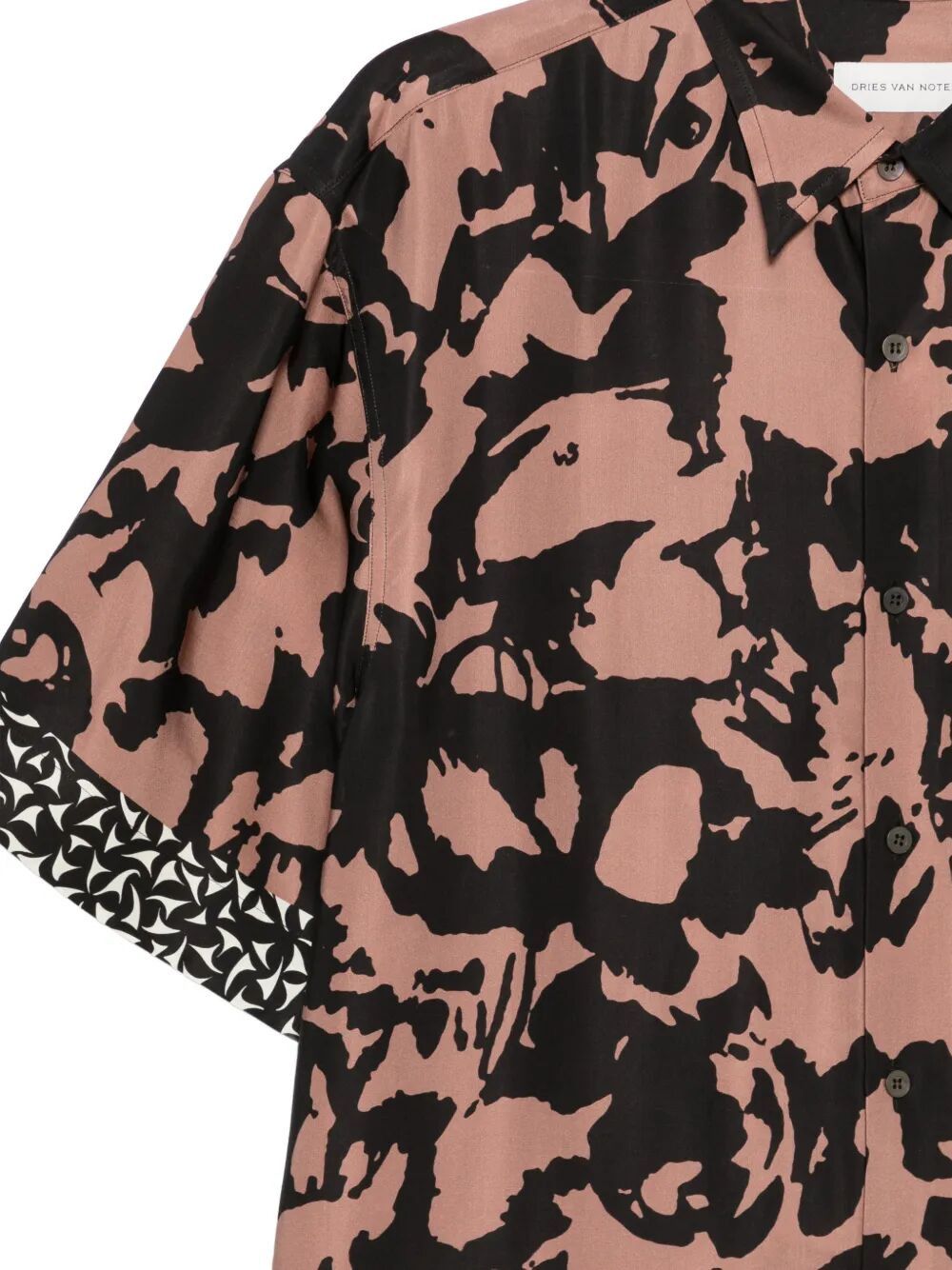 Dries Van Noten "CASSIDYE" SHORT SLEEVES PRINT SHIRT Size US XL / EU 56 / 4 - 3 Thumbnail