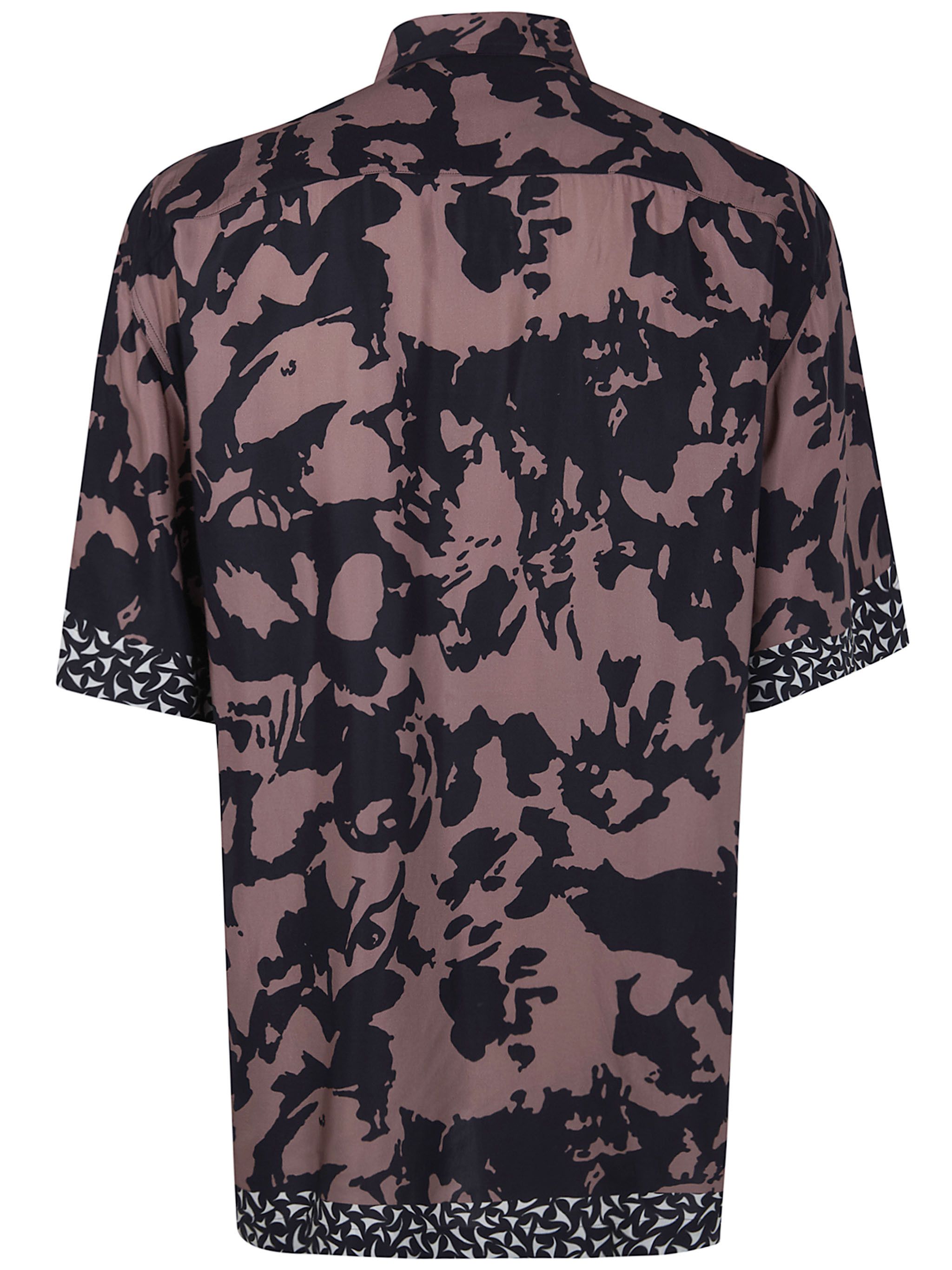 Dries Van Noten "CASSIDYE" SHORT SLEEVES PRINT SHIRT Size US XL / EU 56 / 4 - 5 Thumbnail