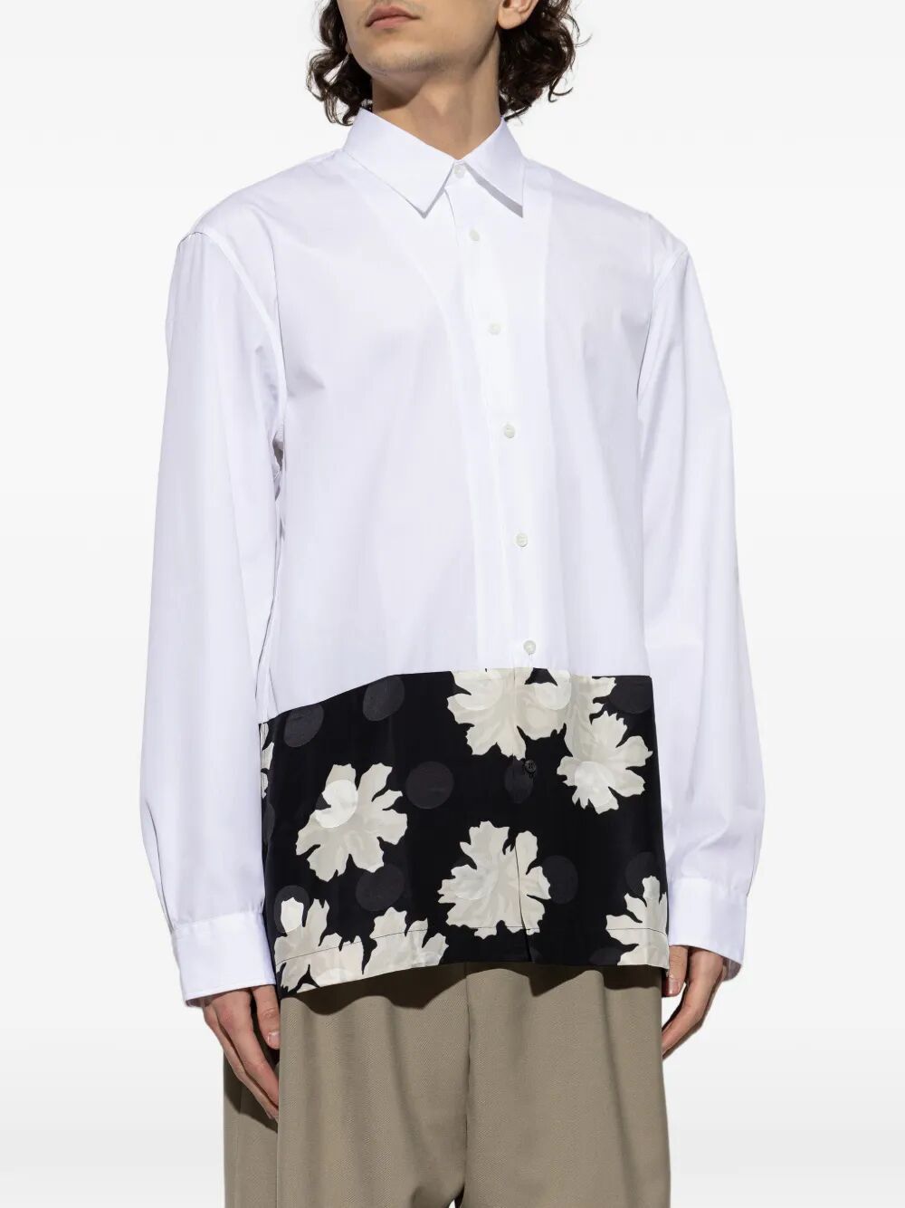 Dries Van Noten "CAPERO" BICOLOR SHIRT Size US M / EU 48-50 / 2 - 4 Thumbnail