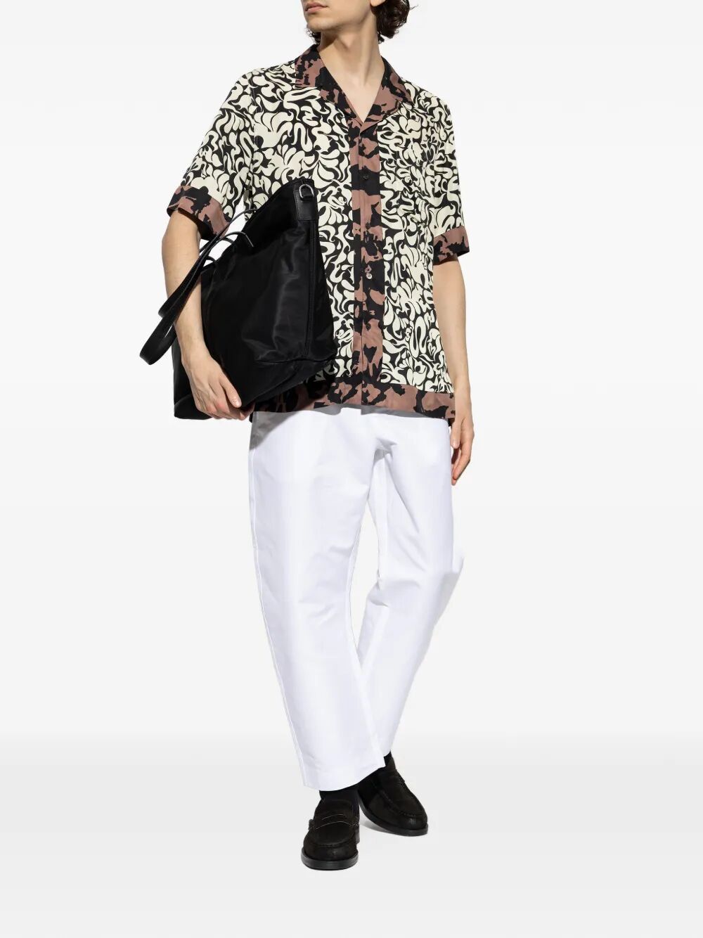 Dries Van Noten "CARLTONE" SHORT SLEEVES PRINT SHIRT Size US M / EU 48-50 / 2 - 2 Thumbnail