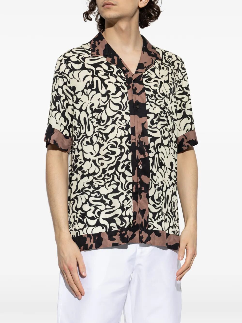 Dries Van Noten "CARLTONE" SHORT SLEEVES PRINT SHIRT Size US L / EU 52-54 / 3 - 3 Thumbnail