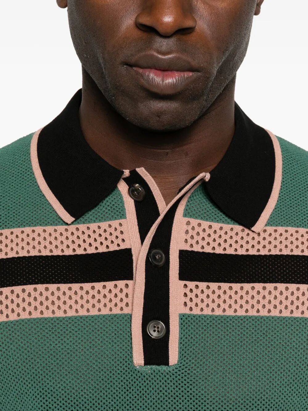 Dries Van Noten "MERCY STRIPE" POLO SHIRT Size US L / EU 52-54 / 3 - 5 Thumbnail