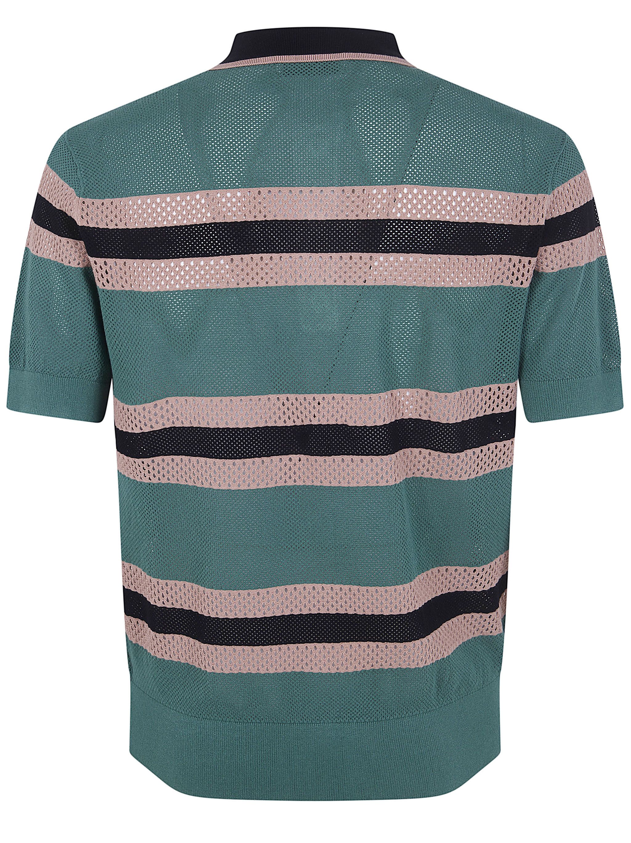 Dries Van Noten "MERCY STRIPE" POLO SHIRT Size US M / EU 48-50 / 2 - 7 Thumbnail