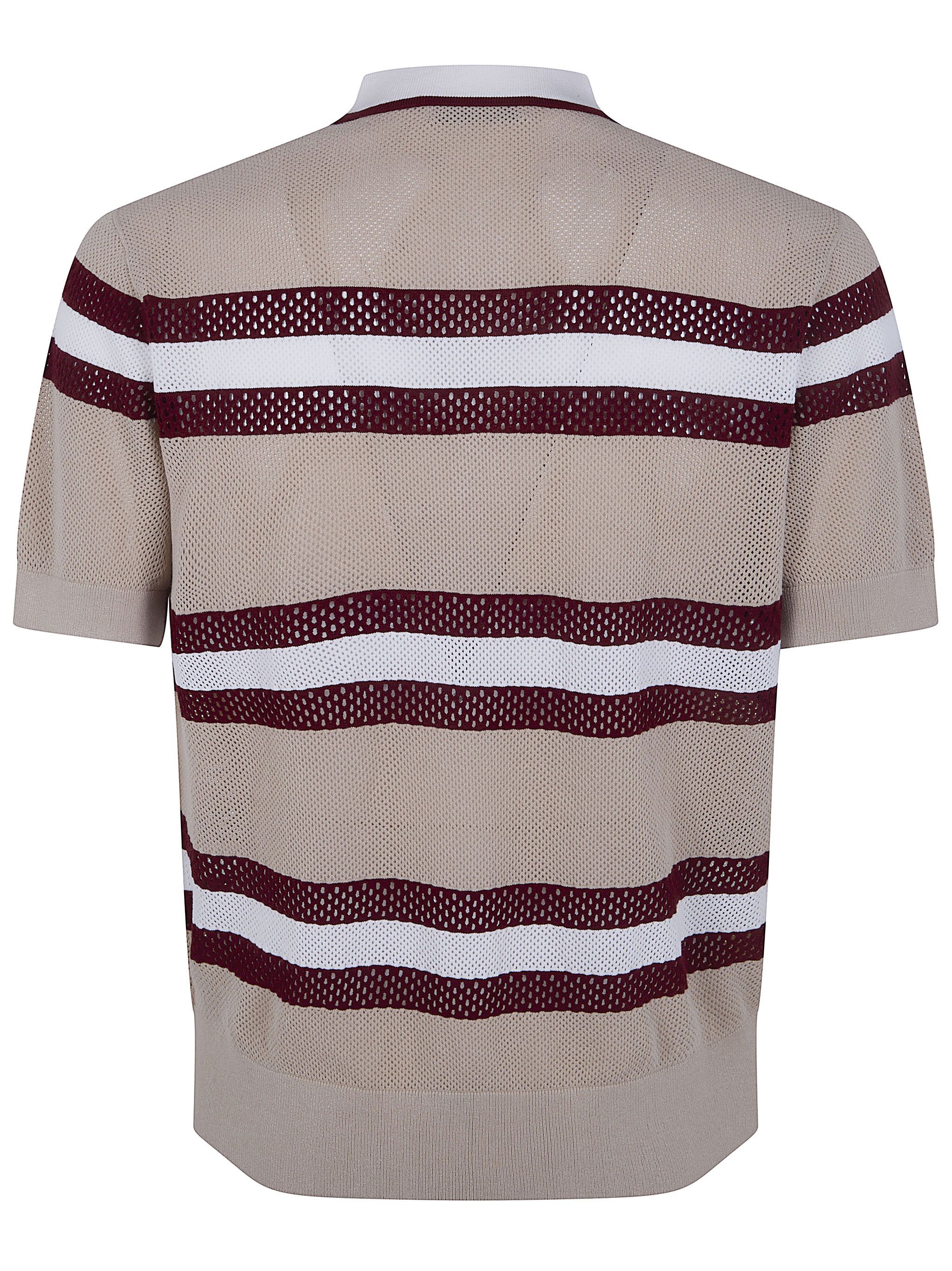 Dries Van Noten "MERCY STRIPE" POLO SHIRT Size US L / EU 52-54 / 3 - 5 Thumbnail