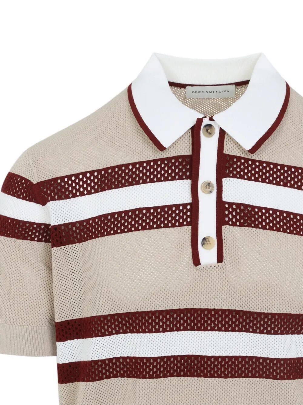 Dries Van Noten "MERCY STRIPE" POLO SHIRT Size US M / EU 48-50 / 2 - 3 Thumbnail
