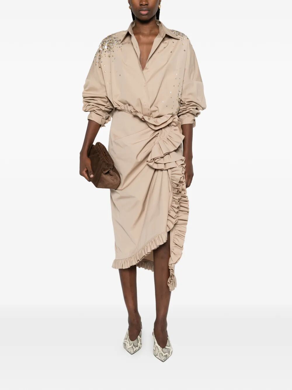 Dries Van Noten "CASIA" EMBROIDERED SHIRT Size XS / US 0-2 / IT 36-38 - 5 Thumbnail