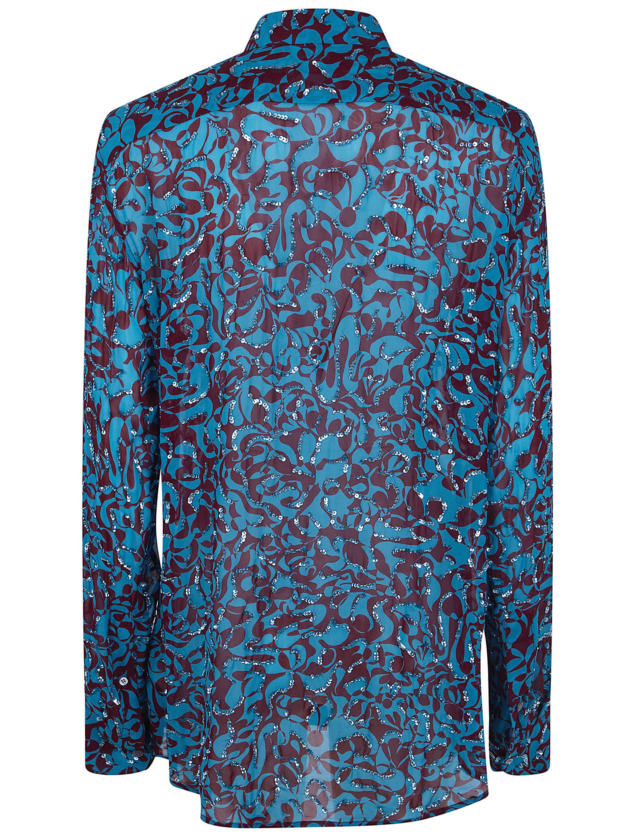Dries Van Noten "CLAVELLY" EMBROIDERED SHIRT Size M / US 6-8 / IT 42-44 - 2 Thumbnail