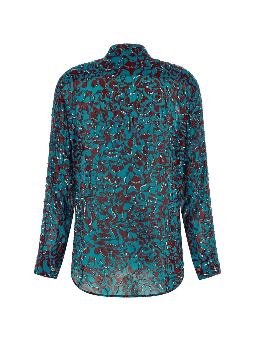 Dries Van Noten "CLAVELLY" EMBROIDERED SHIRT Size M / US 6-8 / IT 42-44 - 6 Thumbnail