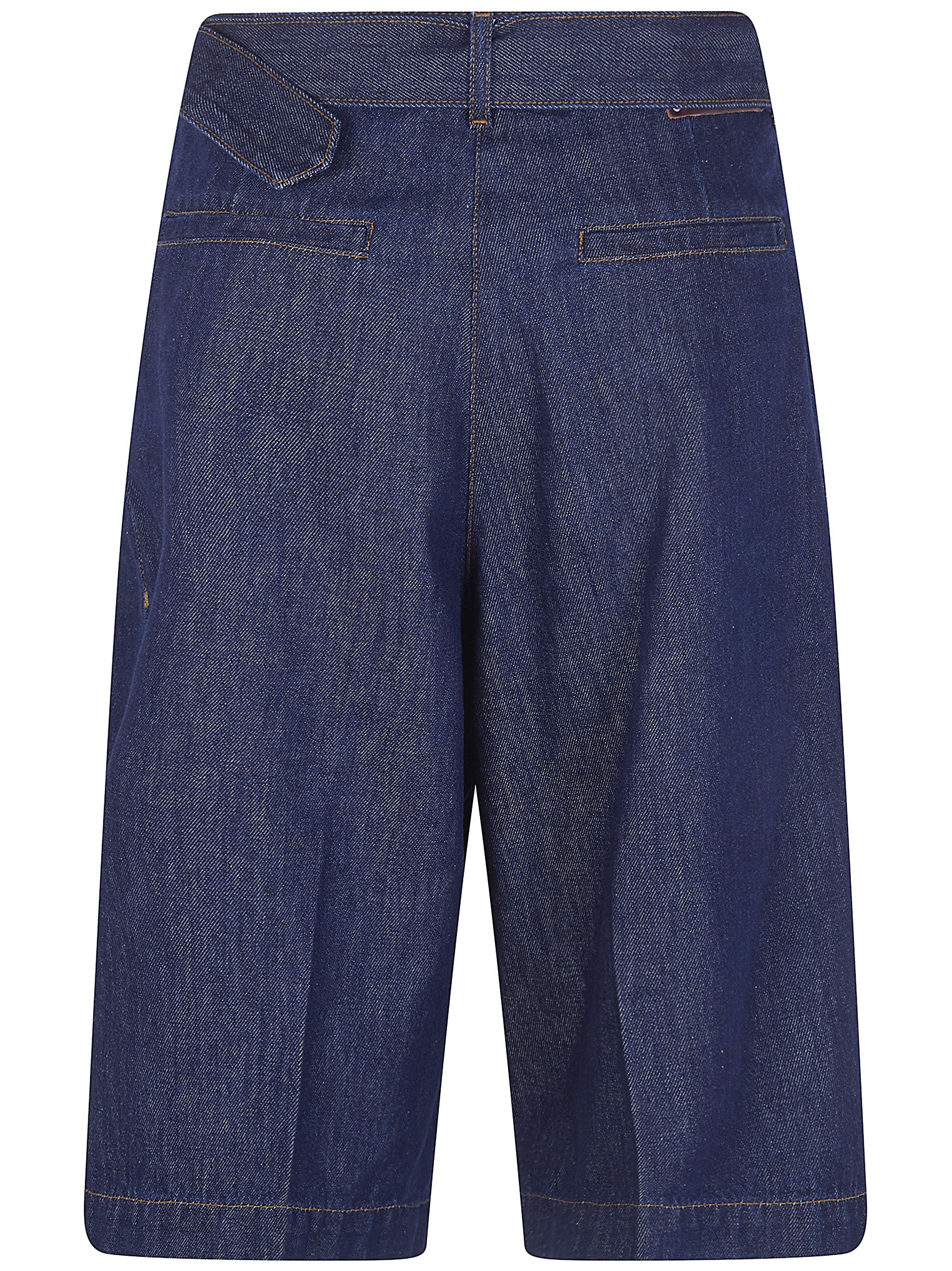 Dries Van Noten "PEACHES BIS" DENIM BERMUDA SHORT Size 34" / US 12 / IT 48 - 5 Thumbnail