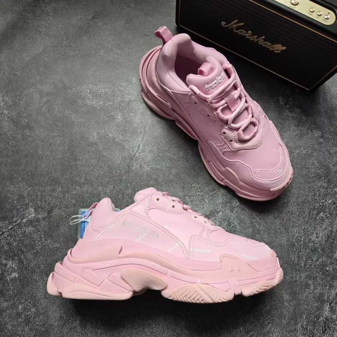 Balenciaga Balenciaga Pink Lowtop Sneakers S Women Size US 6 / IT 36 - 6 Thumbnail