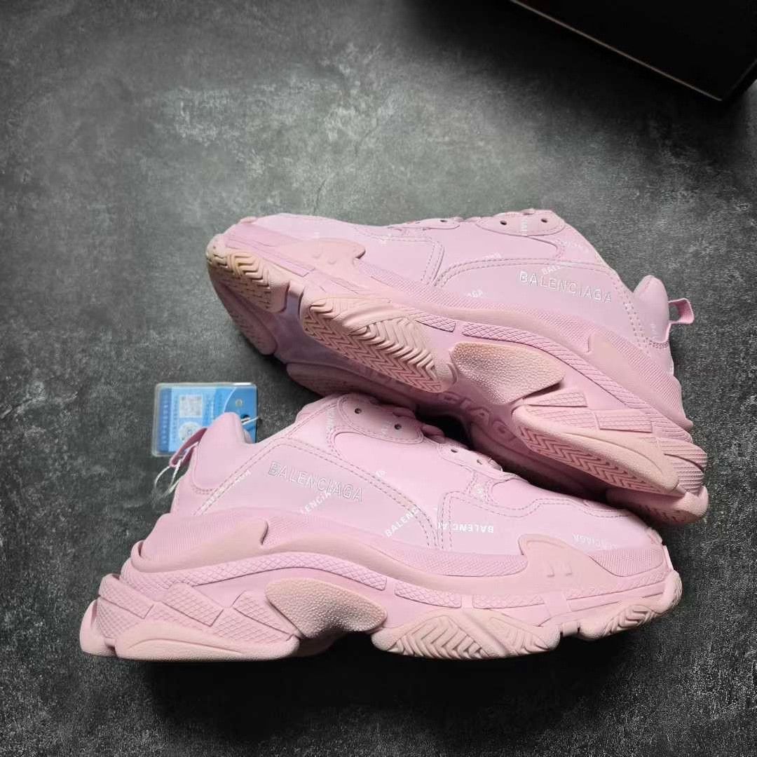 Balenciaga Balenciaga Pink Lowtop Sneakers S Women Size US 6 / IT 36 - 8 Thumbnail