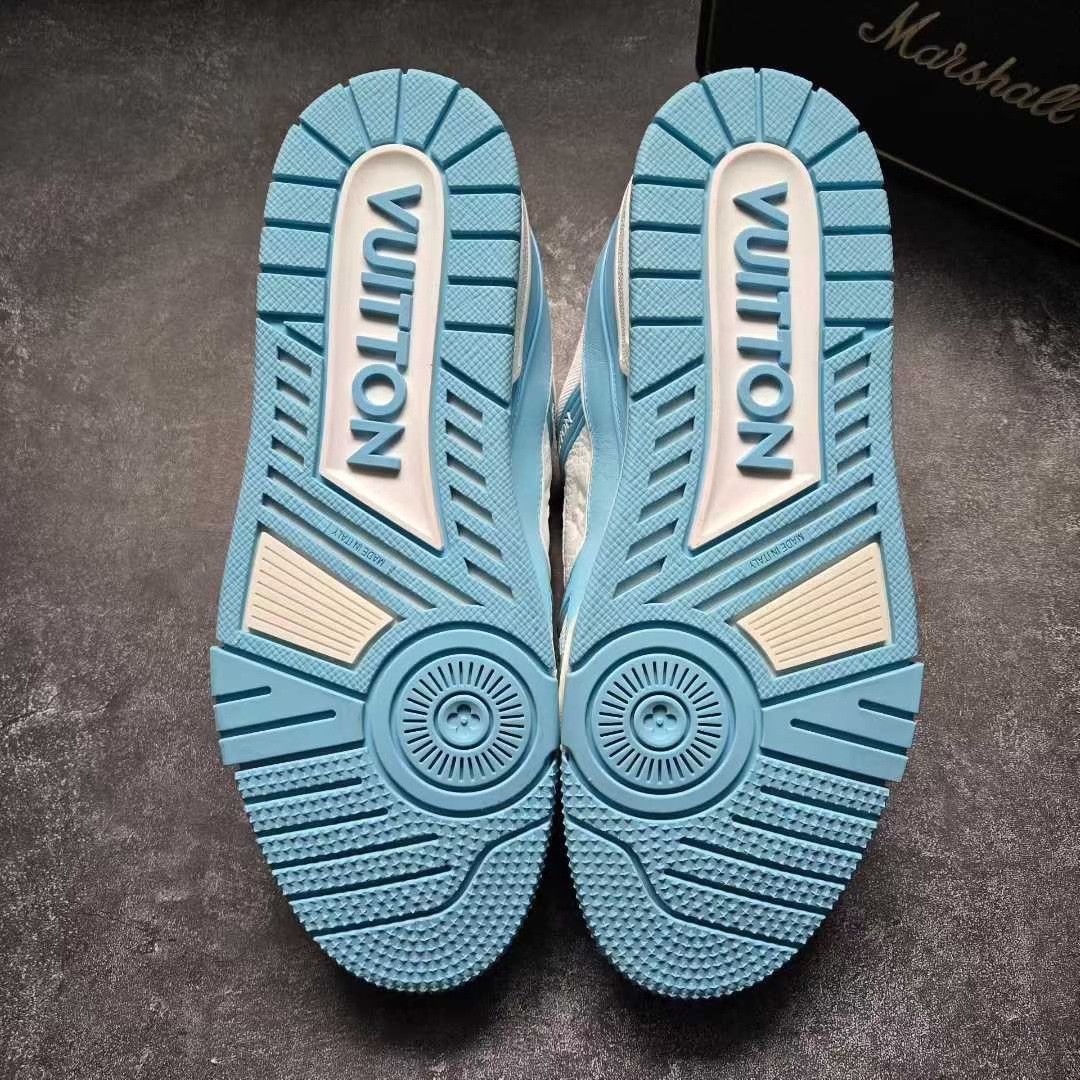 Louis Vuitton Louis Vuitton Training Blue Lowtop Sneakers 41 Men Size US 8.5 / EU 41-42 - 7 Thumbnail