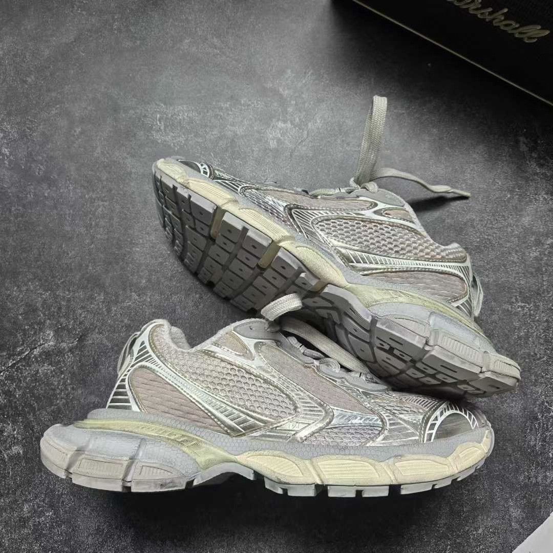 Balenciaga Balenciaga Beige Lowtop Sneakers XXXL Women Size US 8 / IT 38 - 8 Thumbnail