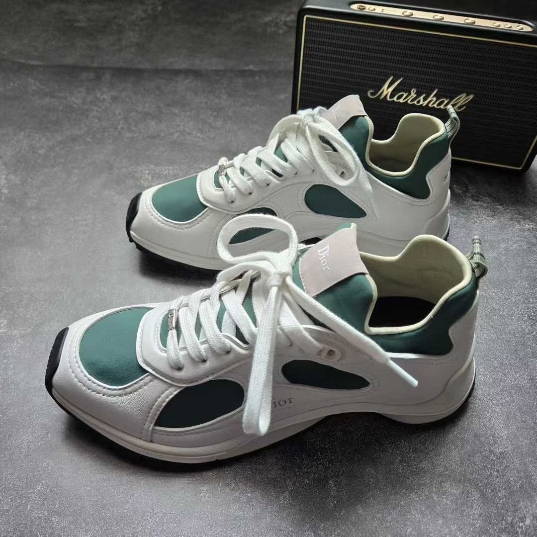Balenciaga Balenciaga Green Lowtop Sneakers 26 Men Size US 10 / EU 43 - 2 Thumbnail