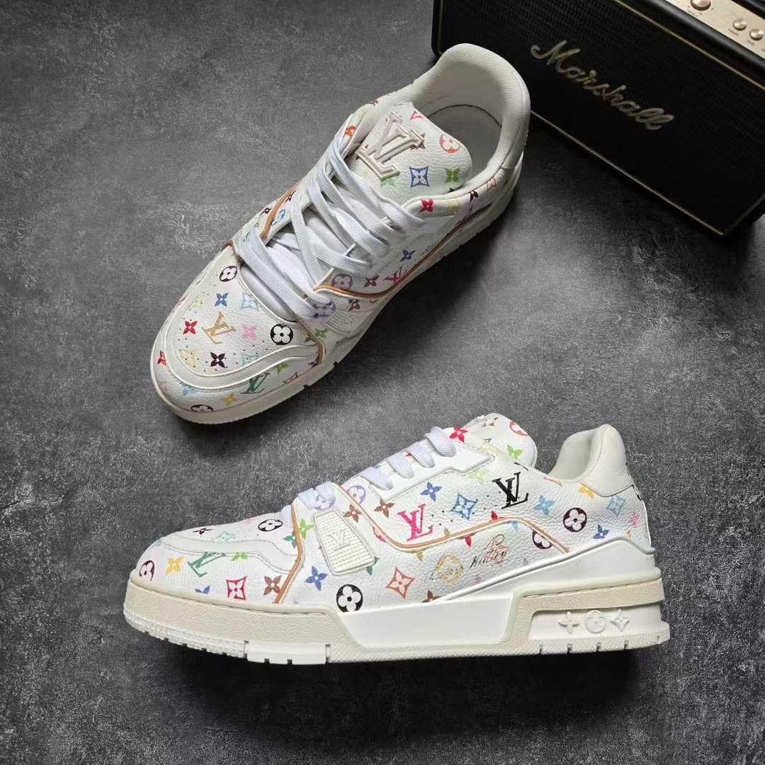 Louis Vuitton Louis Vuitton Training White Lowtop Sneakers 41 Men Size US 8.5 / EU 41-42 - 4 Thumbnail