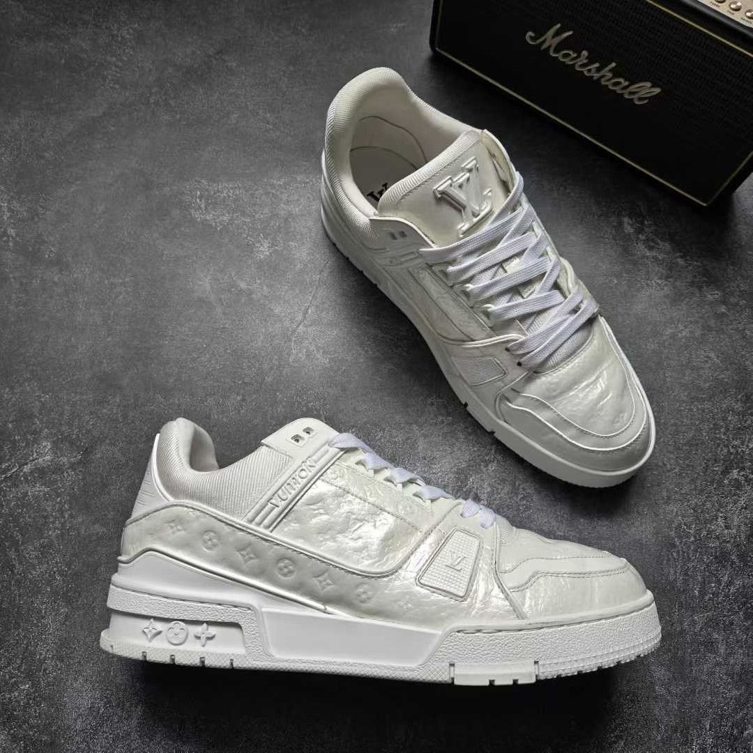 Louis Vuitton Louis Vuitton Training White Lowtop Sneakers 41 Men Size US 8.5 / EU 41-42 - 6 Thumbnail