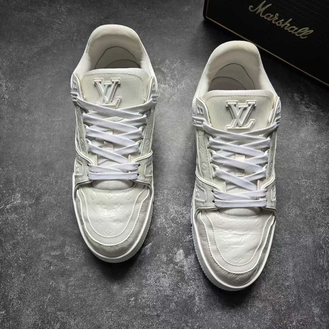 Louis Vuitton Louis Vuitton Training White Lowtop Sneakers 41 Men Size US 8.5 / EU 41-42 - 2 Thumbnail