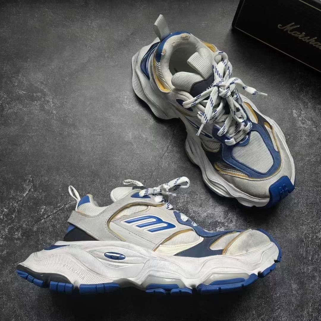 Balenciaga Balenciaga Cargo Blue Lowtop Sneakers 42 Men Size US 9 / EU 42 - 6 Thumbnail