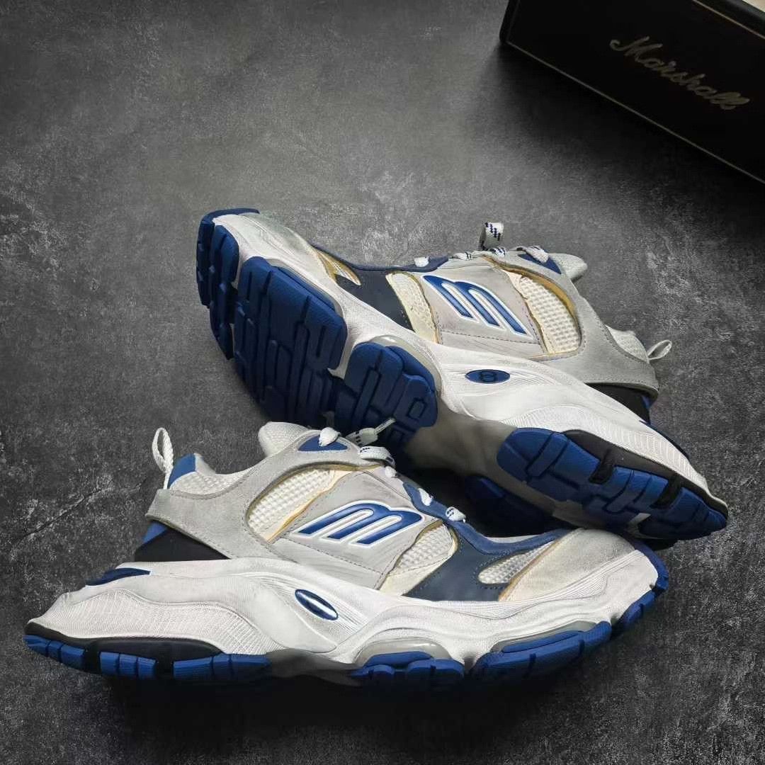 Balenciaga Balenciaga Cargo Blue Lowtop Sneakers 42 Men Size US 9 / EU 42 - 9 Thumbnail