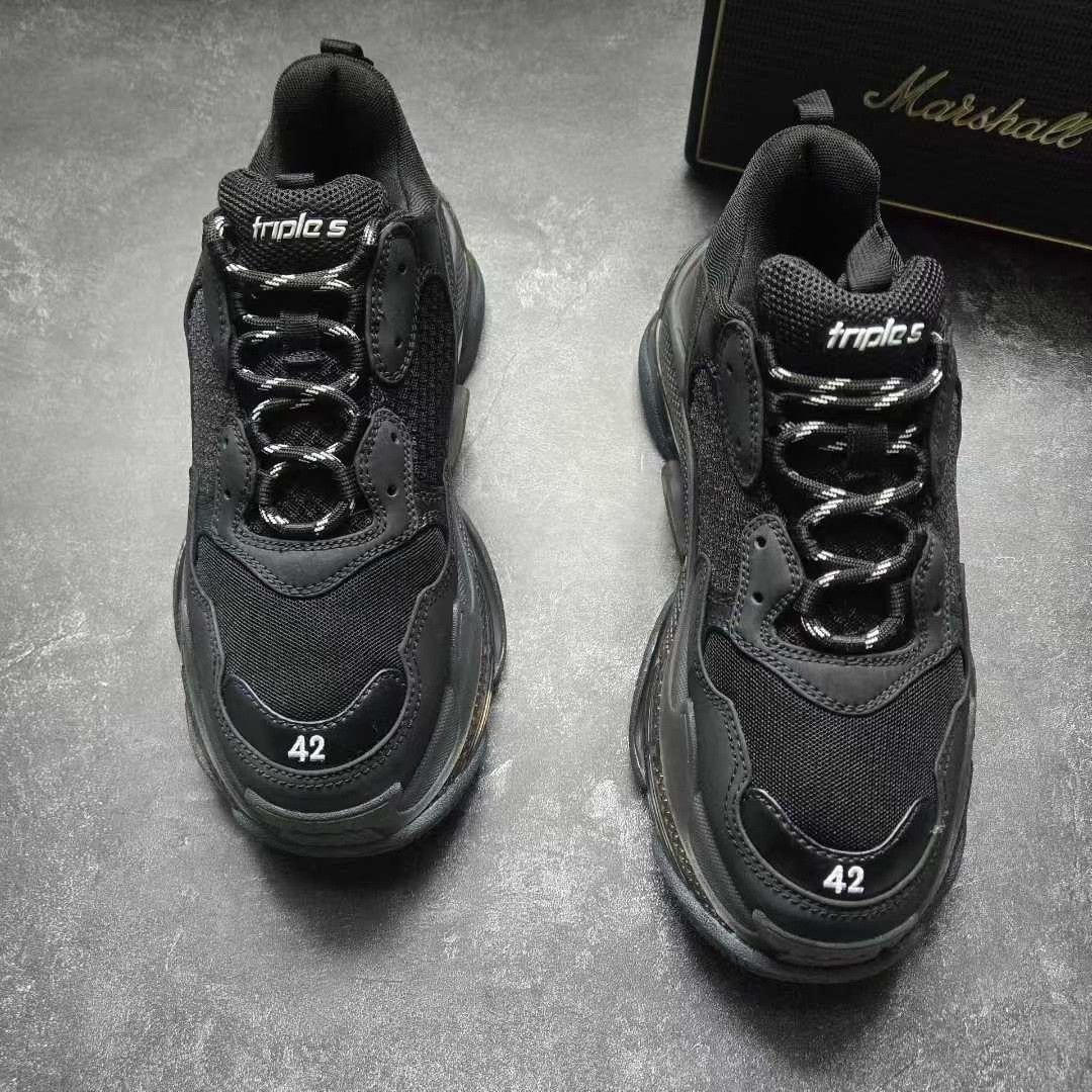 Balenciaga Balenciaga Gold Lowtop Sneakers S Men Size US 10 / EU 43 - 2 Thumbnail