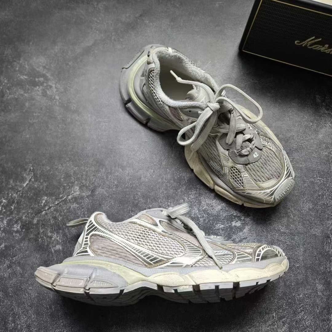 Balenciaga Balenciaga Beige Lowtop Sneakers XXXL Men Size US 10 / EU 43 - 6 Thumbnail