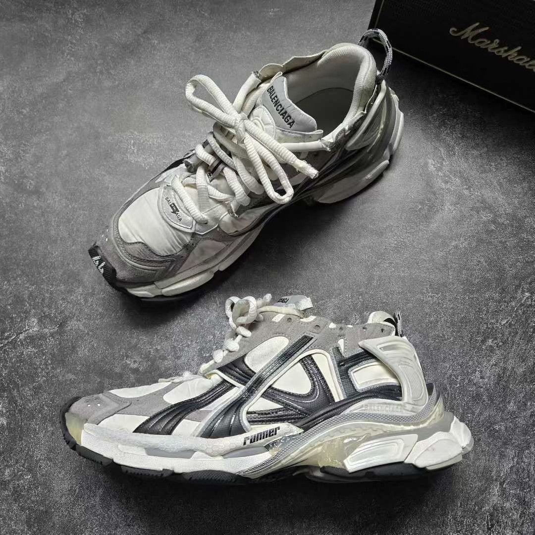 Balenciaga Balenciaga Running Black Lowtop Sneakers 44 Men Size US 10.5 / EU 43-44 - 4 Thumbnail