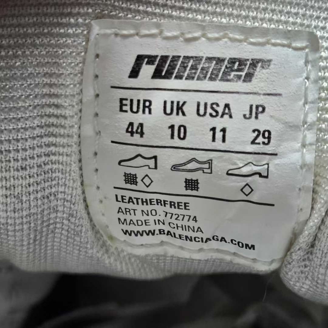 Balenciaga Balenciaga Running Black Lowtop Sneakers 44 Men Size US 10.5 / EU 43-44 - 5 Thumbnail