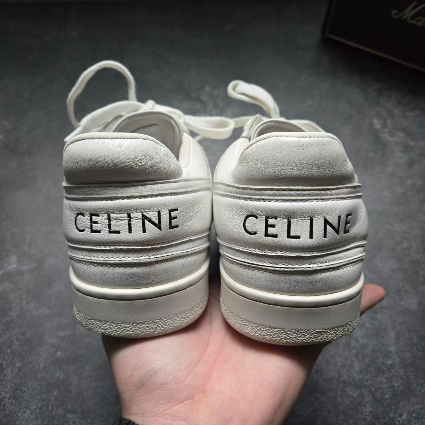 Balenciaga Balenciaga Leather White Lowtop Sneakers 38 Women Size US 7.5 / IT 37.5 - 3 Thumbnail