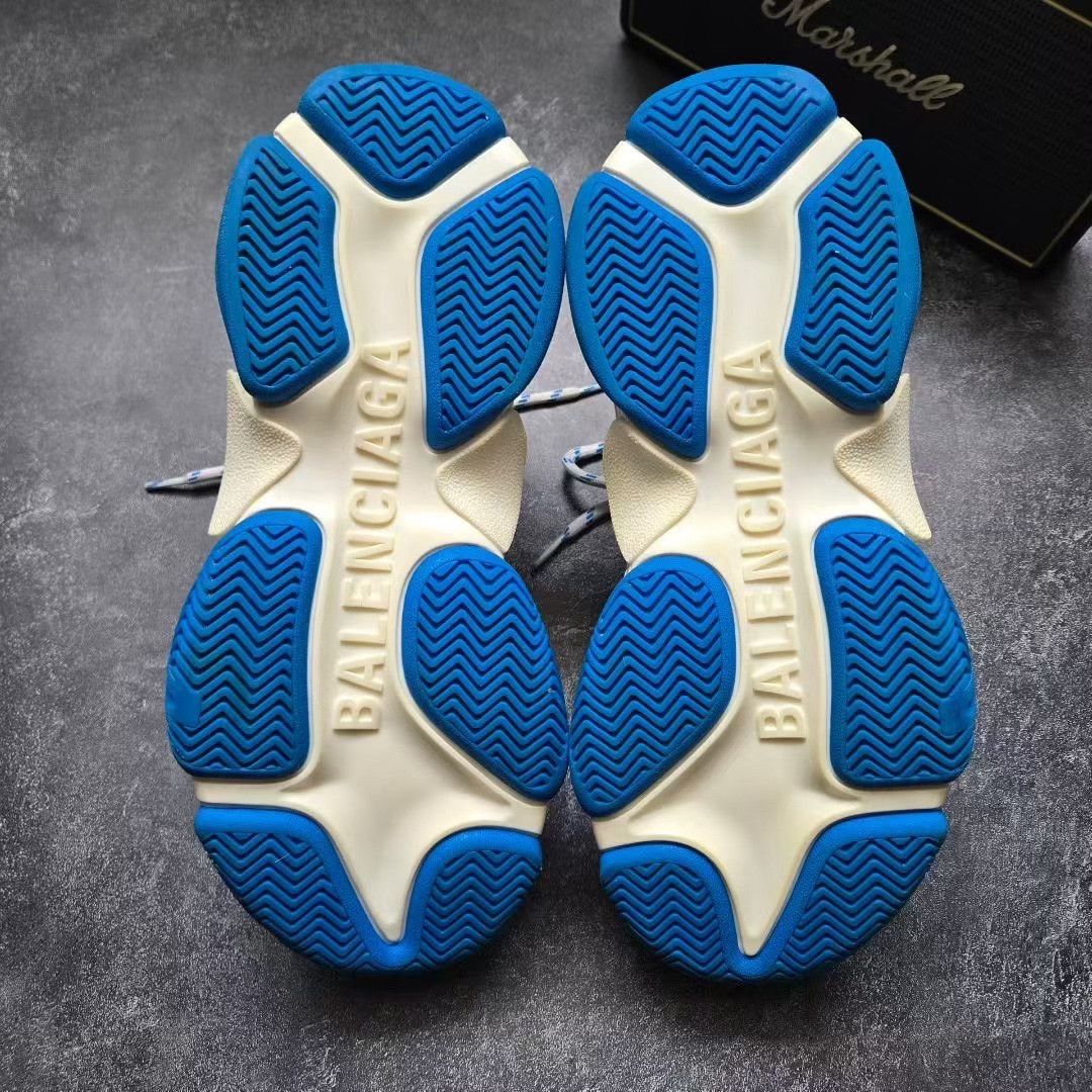 Balenciaga Balenciaga Collab Blue Lowtop Sneakers S Men Size US 10 / EU 43 - 7 Thumbnail