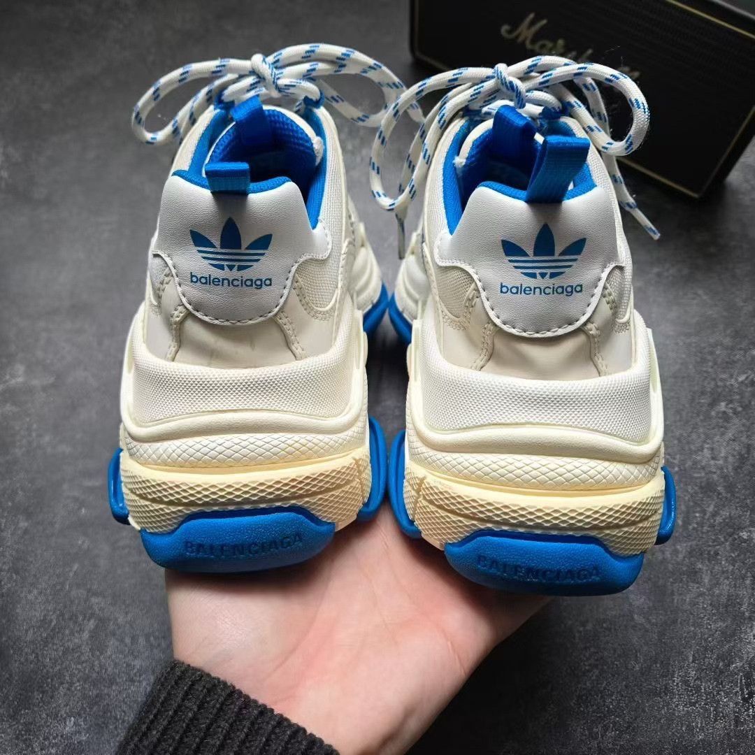 Balenciaga Balenciaga Collab Blue Lowtop Sneakers S Men Size US 10 / EU 43 - 3 Thumbnail