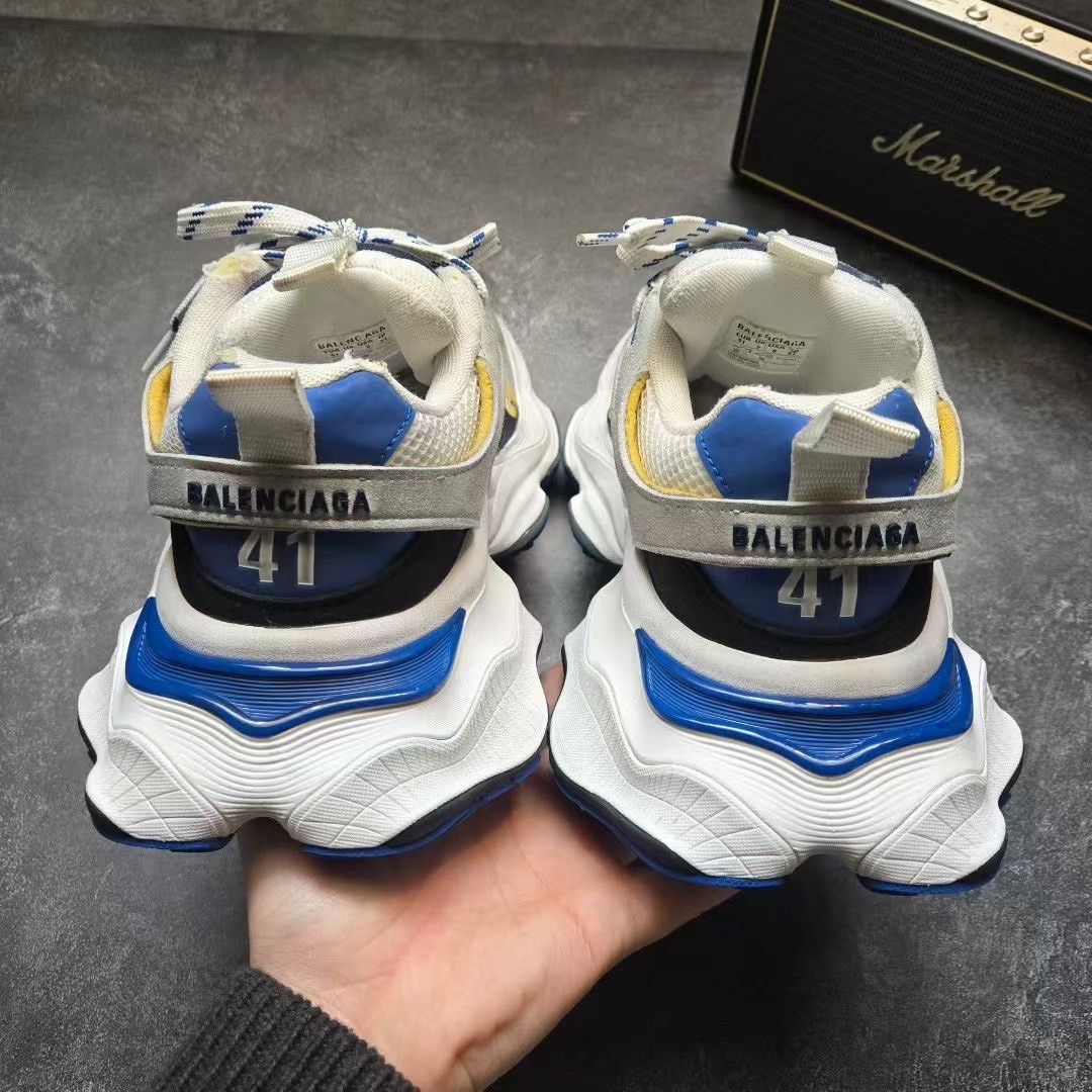 Balenciaga Balenciaga Cargo Blue Lowtop Sneakers 41 Men Size US 8.5 / EU 41-42 - 3 Thumbnail