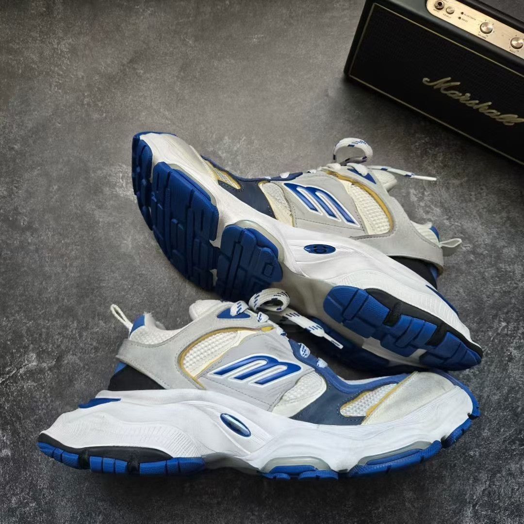 Balenciaga Balenciaga Cargo Blue Lowtop Sneakers 41 Men Size US 8.5 / EU 41-42 - 9 Thumbnail