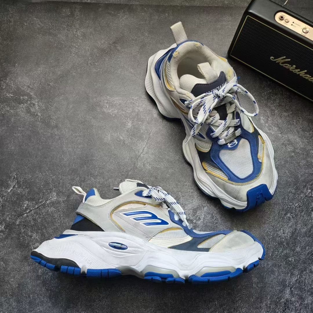 Balenciaga Balenciaga Cargo Blue Lowtop Sneakers 41 Men Size US 8.5 / EU 41-42 - 6 Thumbnail