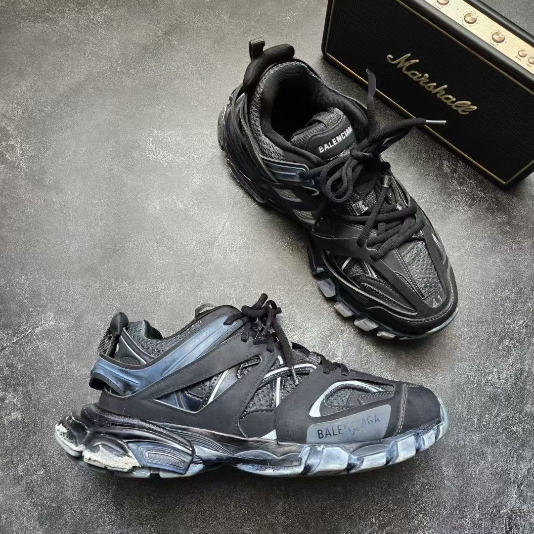 Balenciaga Balenciaga Distressed Gold Lowtop Sneakers 41 Men Size US 8.5 / EU 41-42 - 6 Thumbnail