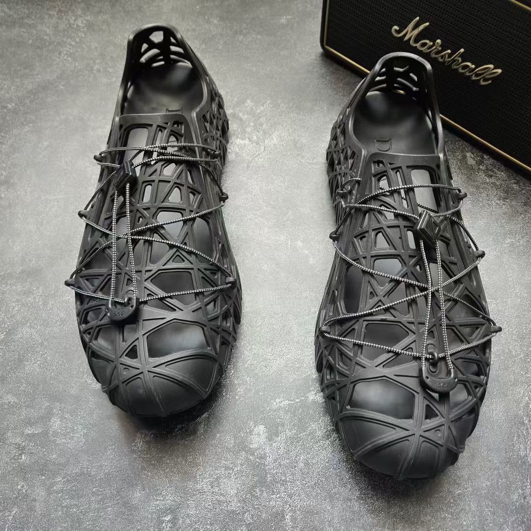 Balenciaga Balenciaga Gold Sandals 41 Men Size US 8.5 / EU 41-42 - 2 Thumbnail