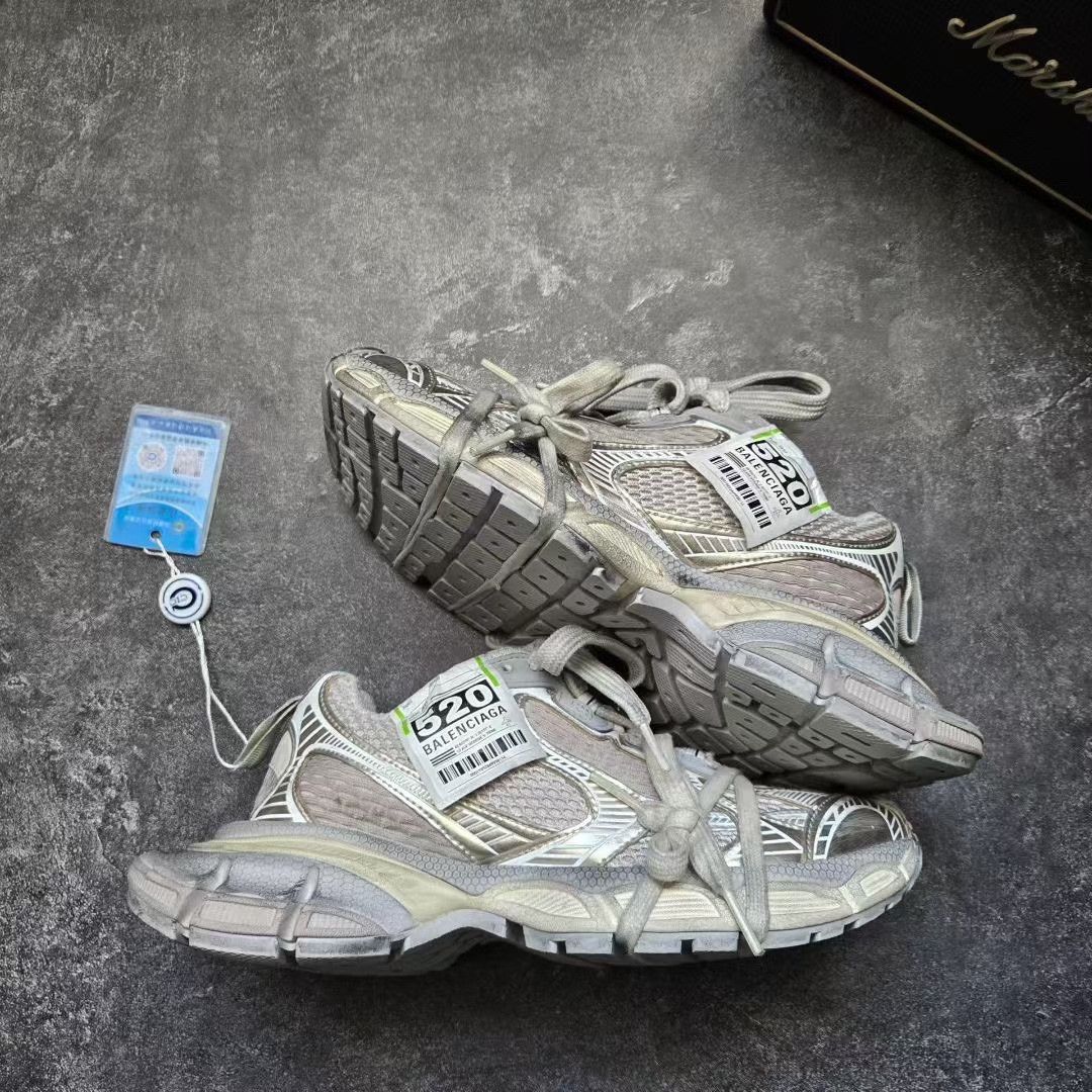 Balenciaga Balenciaga Limited Beige Lowtop Sneakers XXXL Women Size US 8 / IT 38 - 8 Thumbnail