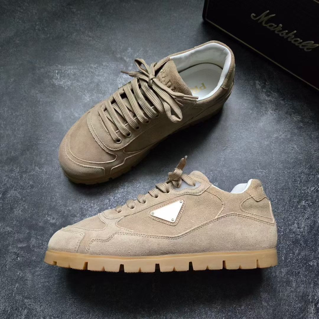 Prada Prada Casual Beige Lowtop Sneakers 39 Men Size US 6.5 / EU 39-40 - 3 Thumbnail