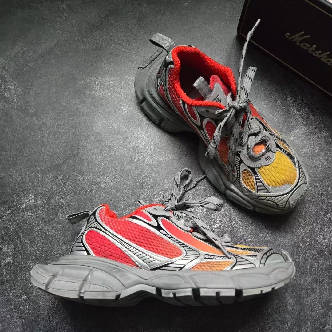 Balenciaga Balenciaga Tie-Dye Gradient Gray Lowtop Sneakers XXXL Men Size US 10 / EU 43 - 6 Thumbnail