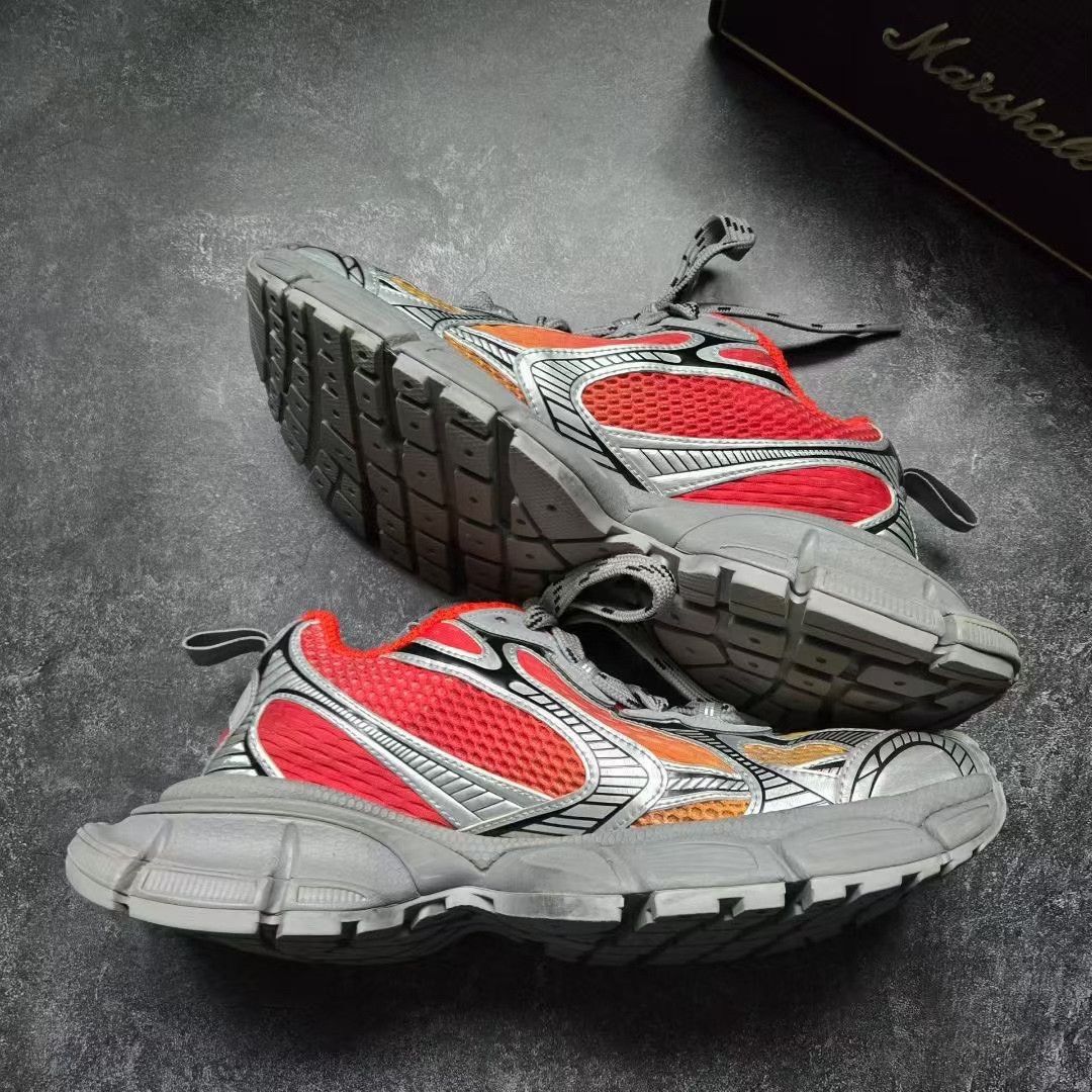 Balenciaga Balenciaga Tie-Dye Gradient Gray Lowtop Sneakers XXXL Men Size US 10 / EU 43 - 9 Thumbnail
