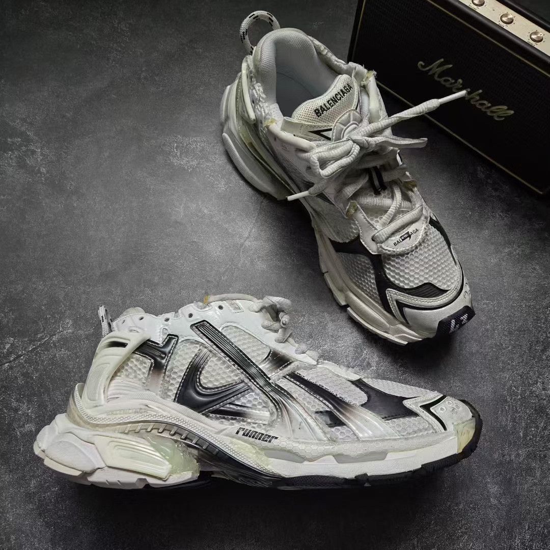 Balenciaga Balenciaga Running Black Lowtop Sneakers 43 Men Size US 10 / EU 43 - 6 Thumbnail