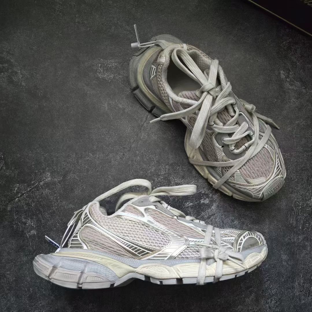 Balenciaga Balenciaga Beige Lowtop Sneakers XXXL Men Size US 10 / EU 43 - 6 Thumbnail