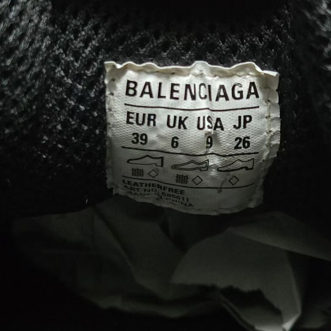 Balenciaga Balenciaga Black Lowtop Sneakers 39 Men Size US 6.5 / EU 39-40 - 5 Thumbnail