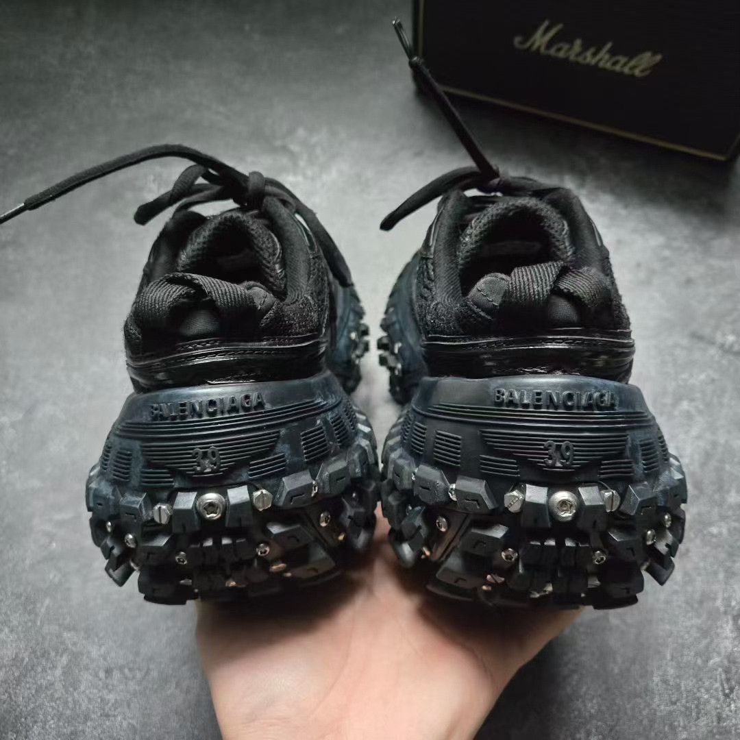 Balenciaga Balenciaga Black Lowtop Sneakers 39 Men Size US 6.5 / EU 39-40 - 3 Thumbnail