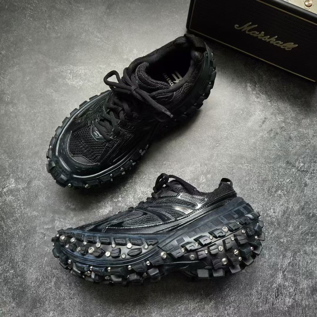 Balenciaga Balenciaga Black Lowtop Sneakers 39 Men Size US 6.5 / EU 39-40 - 4 Thumbnail