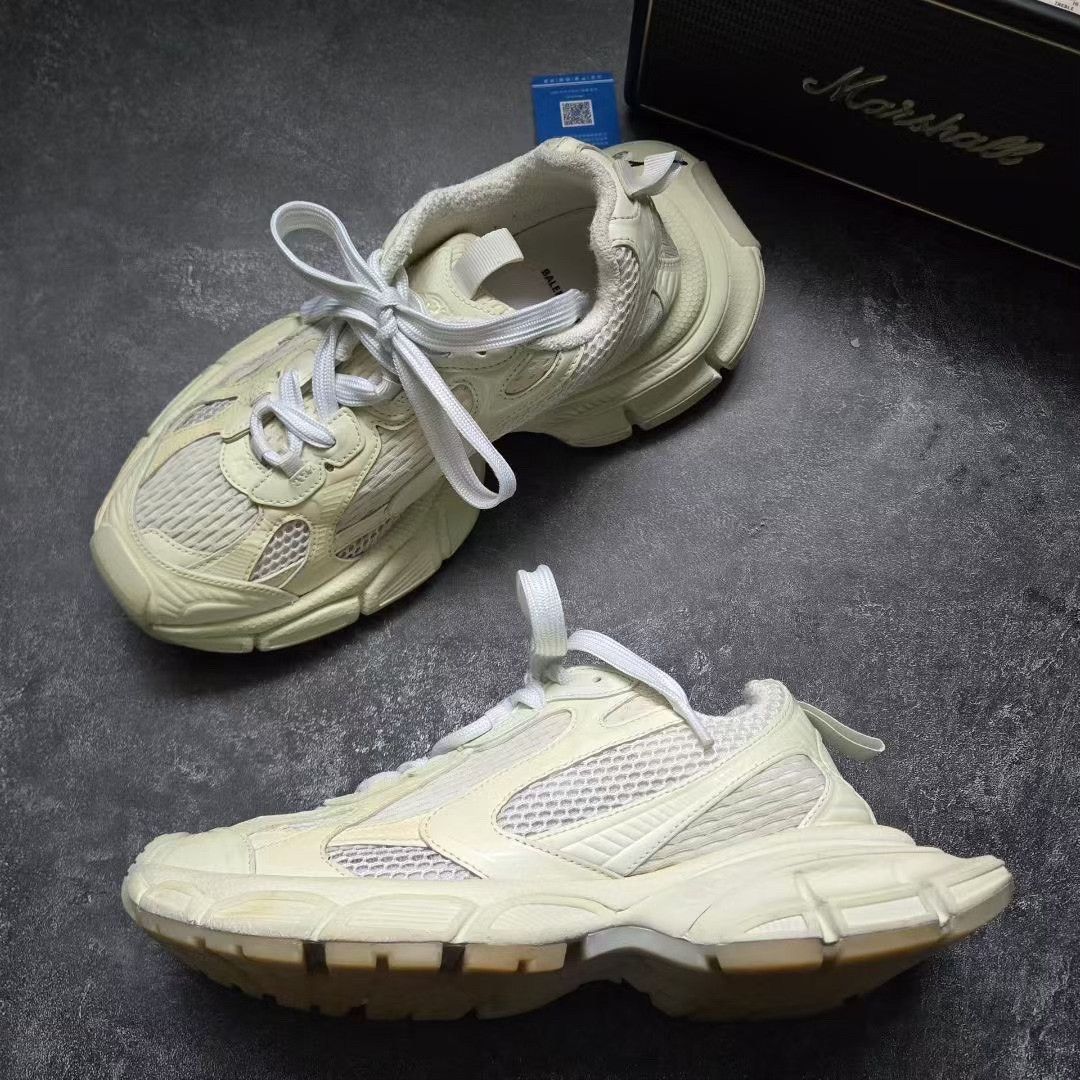 Balenciaga Balenciaga Glow White Lowtop Sneakers XXXL Men Size US 10 / EU 43 - 4 Thumbnail