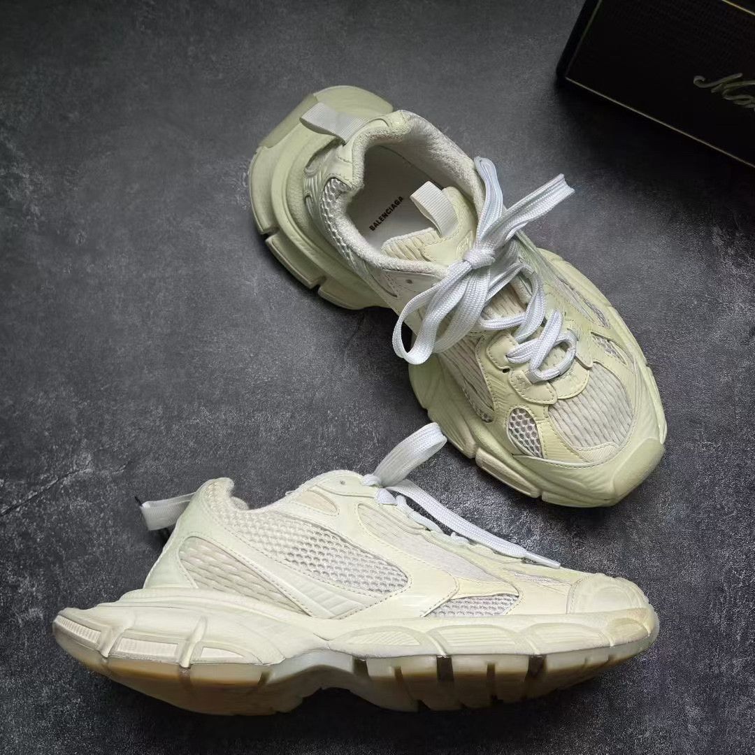 Balenciaga Balenciaga Glow White Lowtop Sneakers XXXL Men Size US 10 / EU 43 - 6 Thumbnail