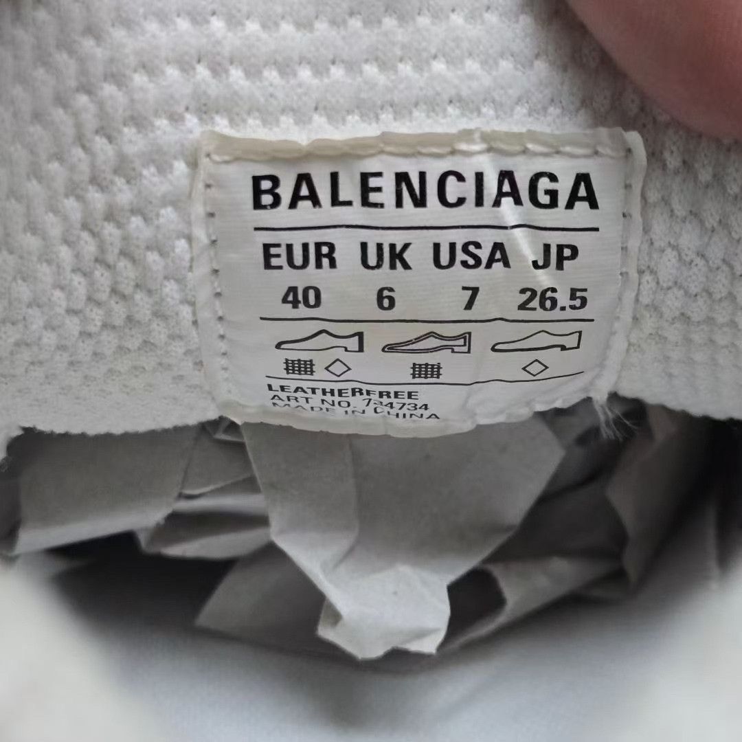 Balenciaga Balenciaga Glow White Lowtop Sneakers XXXL Men Size US 10 / EU 43 - 5 Thumbnail