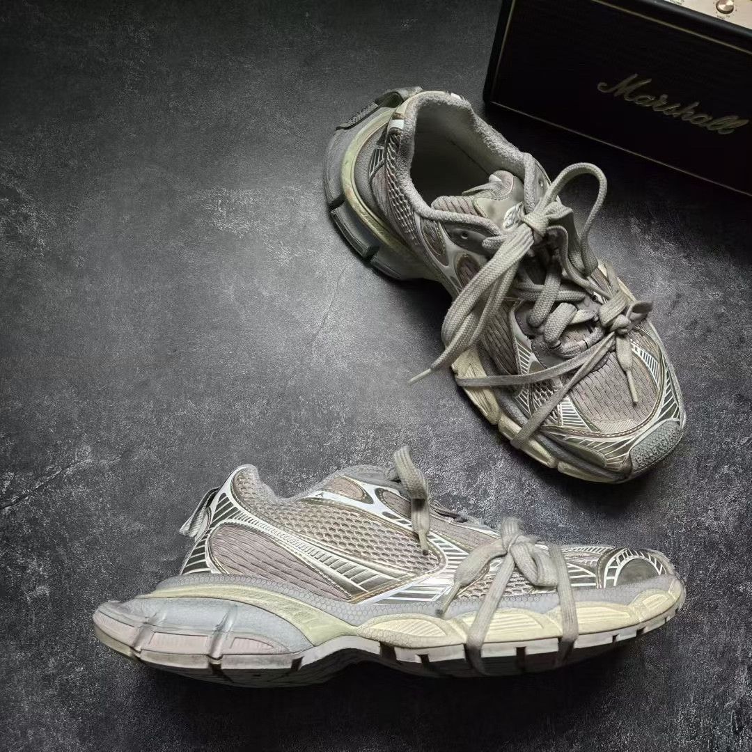 Balenciaga Balenciaga Beige Lowtop Sneakers XXXL Men Size US 10 / EU 43 - 6 Thumbnail