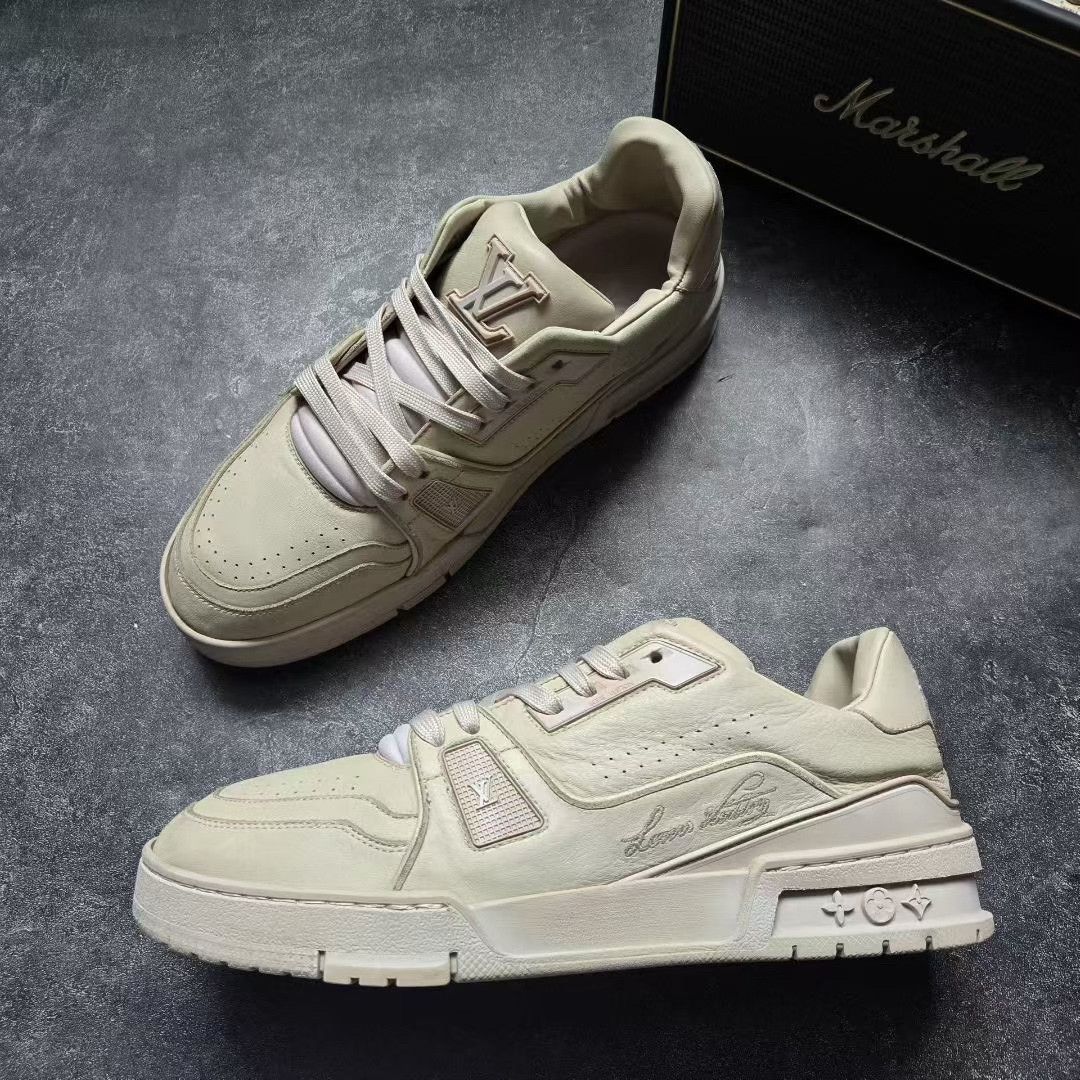 Louis Vuitton Louis Vuitton Training White Lowtop Sneakers 41 Men Size US 8.5 / EU 41-42 - 4 Thumbnail