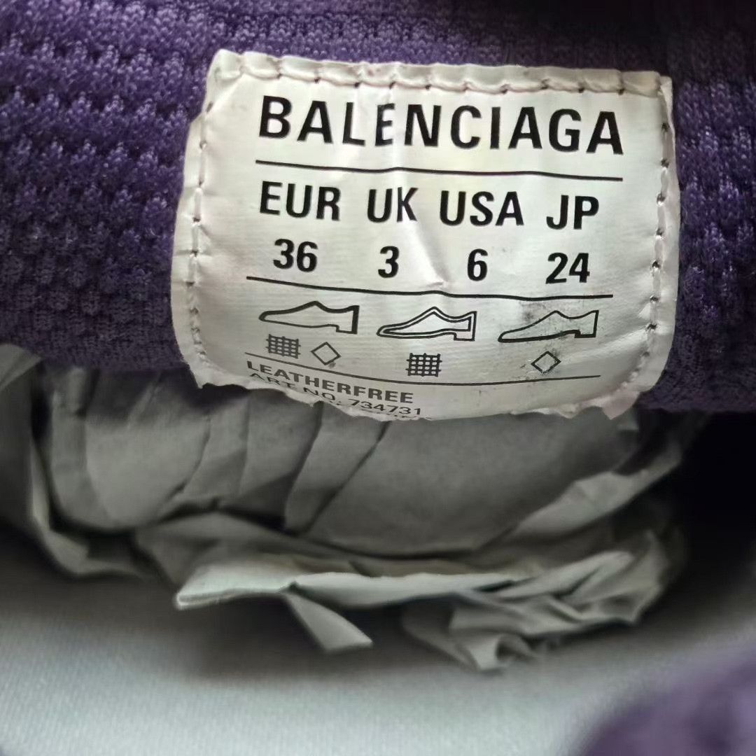 Balenciaga Balenciaga Purple Lowtop Sneakers XXXL Women Size US 8 / IT 38 - 5 Thumbnail